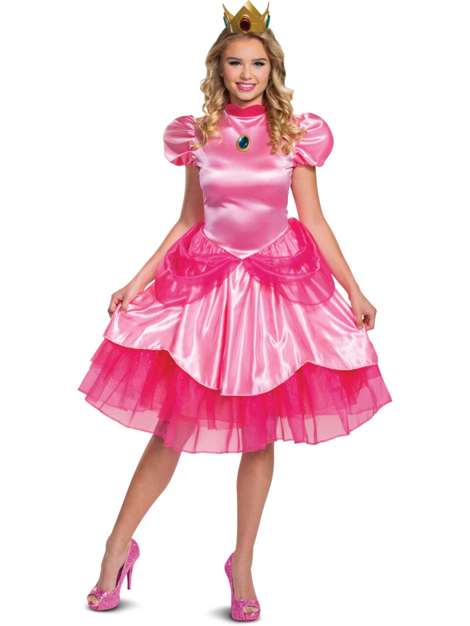 Super Mario Brothers Princess Peach Deluxe Women&#x27;s Costume